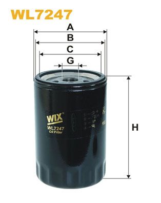 WIX FILTERS Eļļas filtrs WL7247